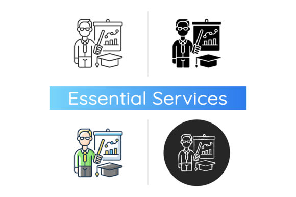 Educators Icon: Graphics and Icons for Branding