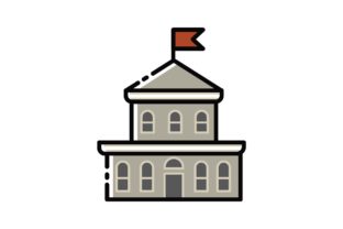 Line Grey School Icon: Graphics and Icons for Crafters