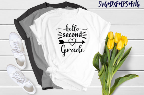 Reviewing School Hello Second Grade for Embroidery