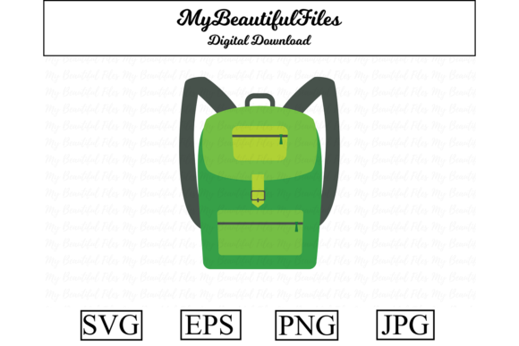 School Bag Clipart Illustration: Graphics & Illustrations