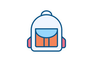 School Bag Liner Fill Icon Vector: Graphics & Icons Review