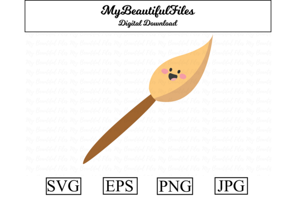 School Brush Kawaii Clipart: A Designer's Review