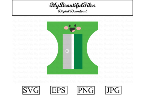School Pencil Sharpener Kawaii Clipart: Graphics & Illustrations