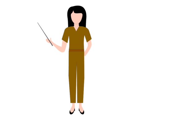 Teacher Woman Graphics & Illustrations Review